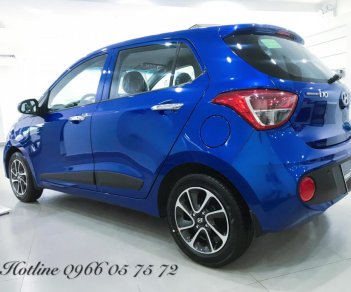 Hyundai Grand i10 2018 - Xe Hyundai Grand i10 số sàn, bản đủ, màu xanh siêu hot - xe giao ngay