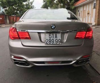 BMW 7 Series  750Li 2010 - Bán BMW 7 Series 750Li năm sản xuất 2010, màu ghi vàng