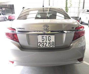 Toyota Vios 1.5G (CVT) 2017 - Bán Toyota Vios G 1.5AT màu vàng cát, số tự động, sản xuất 2017, biển Sài Gòn mới 99%