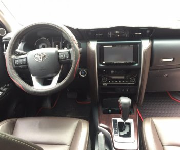 Toyota Fortuner 2.7V (4x2) 2017 - Bán Toyota Fortuner 2.7V 2017, máy xăng, số tự động 1 cầu, màu nâu, xe nhập