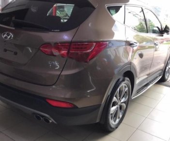 Hyundai Santa Fe 2.2L 4WD 2015 - Auto T&D bán Hyundai Santa Fe 2.2L 4WD đời 2015, màu nâu