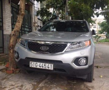 Kia Sorento   2012 - Cần bán gấp Kia Sorento đời 2012, màu bạc số sàn