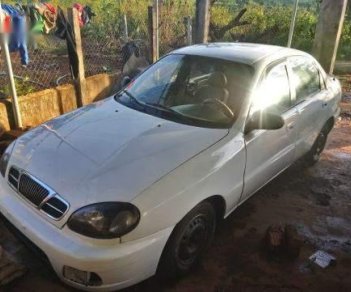 Daewoo Lanos   2002 - Cần bán gấp Daewoo Lanos năm sản xuất 2002, màu trắng