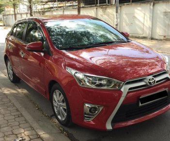 Toyota Yaris G 2015 - Cần bán Yaris G cuối 2015, màu đỏ, nhập khẩu