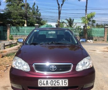 Toyota Corolla altis 1.8G 2002 - Gia đình bán Toyota Corolla Altis 1.8G năm 2002, màu đỏ