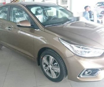 Hyundai Accent   2018 - Bán xe Hyundai Accent năm sản xuất 2018, màu nâu