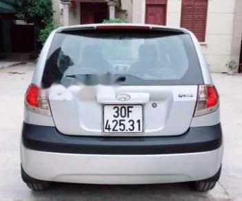 Hyundai Getz  1.1   2009 - Bán ô tô Hyundai Getz 1.1 sản xuất năm 2009, màu bạc, giá 195tr