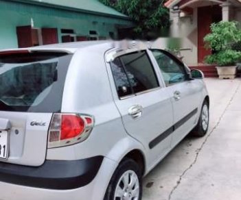 Hyundai Getz  1.1   2009 - Bán ô tô Hyundai Getz 1.1 sản xuất năm 2009, màu bạc, giá 195tr