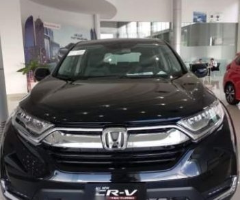 Honda CR V   2018 - Cần bán xe Honda CR V sản xuất 2018, màu đen, xe nhập