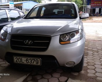 Hyundai Santa Fe   2.0 AT  2009 - Bán Hyundai Santa Fe 2.0 AT 2009, màu bạc, giá 510tr