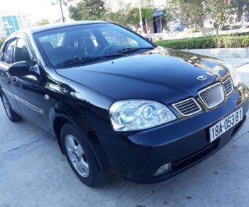 Daewoo Lacetti   2004 - Bán xe Daewoo Lacetti đời 2004, màu đen chính chủ, giá tốt