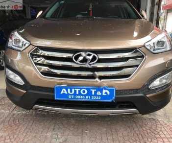 Hyundai Santa Fe 2.2L 4WD 2015 - Auto T&D bán Hyundai Santa Fe 2.2L 4WD đời 2015, màu nâu