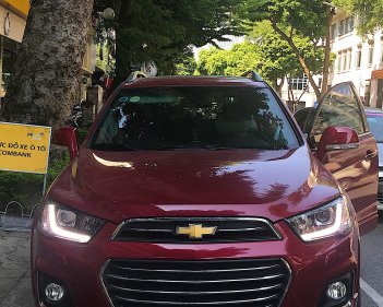 Chevrolet Captiva   2.4 AT  2017 - Chính chủ bán Chevrolet Captiva 2.4 AT đời 2017, màu đỏ