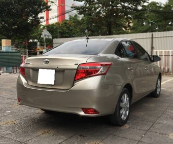 Toyota Vios MT 2016 - Nhà cần bán Vios 2016, số sàn, màu vàng cát, máy mới, gia đình sử dụng