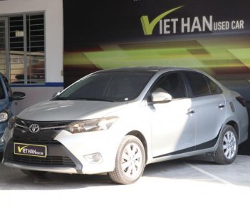 Toyota Vios E 1.5MT 2015 - Bán Toyota Vios E 1.5MT năm sản xuất 2015, màu bạc giá cạnh tranh