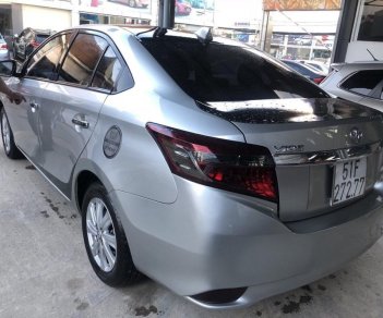 Toyota Vios E 1.5MT 2015 - Bán Toyota Vios E 1.5MT màu bạc, sản xuất 2015 biển Sài Gòn đi 58000km