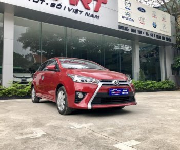 Toyota Yaris 2015 - Cần bán xe Toyota Yaris 1.3AT G 2015, màu đỏ, hỗ trợ mua trả góp 70% giá trị xe, LH 0966988860