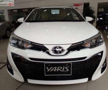 Toyota Yaris 1.5G 2018 - Bán Toyota Yaris 1.5G đời 2018, màu trắng, nhập khẩu