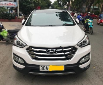 Hyundai Santa Fe 2.2L 4WD 2015 - Cần bán Hyundai Santa Fe 2.2L 4WD 2015, màu trắng chính chủ giá cạnh tranh