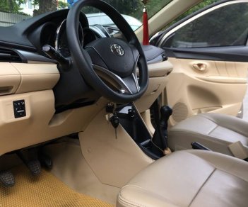 Toyota Vios MT 2016 - Nhà cần bán Vios 2016, số sàn, màu vàng cát, máy mới, gia đình sử dụng