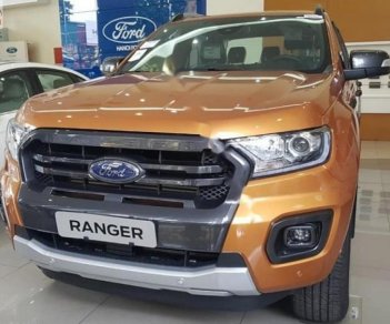 Ford Ranger Wildtrak 2.0L 4x4 AT 2018 - Bán xe Ford Ranger Wildtrak 2.0L 4x4 AT 2018, màu nâu, nhập khẩu