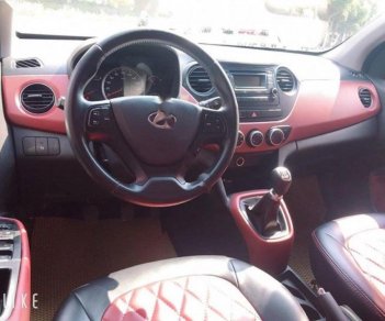 Hyundai Grand i10 2015 - Bán Hyundai Grand i10 2015, màu trắng, xe nhập số sàn