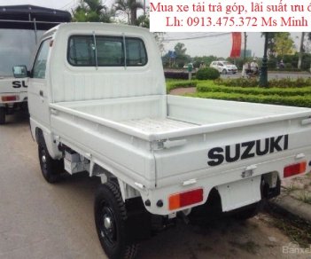 Suzuki Carry   2018 - Bán trả góp Suzuki Truck 650kg thùng lửng - màu trắng - giá ưu đãi