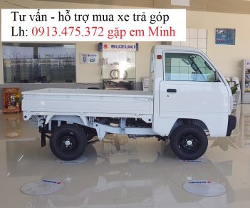 Suzuki Carry   2018 - Bán trả góp Suzuki Truck 650kg thùng lửng - màu trắng - giá ưu đãi