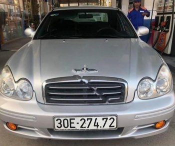 Hyundai Sonata 2.0 MT 2003 - Cần bán xe Hyundai Sonata 2.0 MT sản xuất 2003, màu bạc, nhập khẩu 