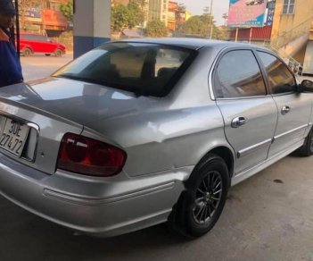 Hyundai Sonata 2.0 MT 2003 - Cần bán xe Hyundai Sonata 2.0 MT sản xuất 2003, màu bạc, nhập khẩu 