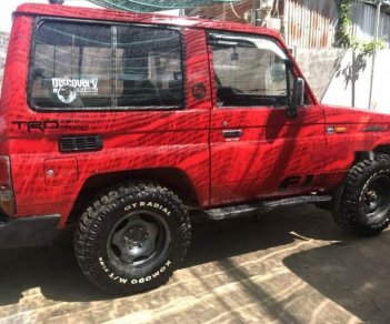 Toyota Land Cruiser 1992 - Bán Toyota Land Cruiser sản xuất 1992, màu đỏ, nhập khẩu, giá tốt