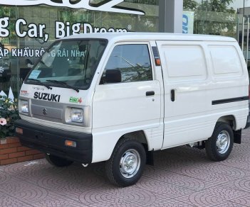 Suzuki Blind Van 2018 - Bán xe Suzuki Blind Van sản xuất 2018, màu trắng, giá tốt, khuyến mại 100% thuế trước bạ hết tháng 12