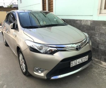 Toyota Vios 1.5G AT 2017 - Cần bán xe Toyota Vios 1.5G AT đời 2017, màu vàng cát