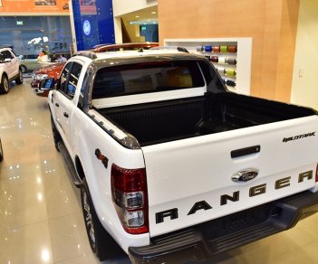 Ford Ranger  Wildtrak 2.0L Bi-Turbo 4x4 1.0AT 2018 - Bán Ford Ranger 2 cầu Biturbo đời 2018, màu trắng, nhập khẩu
