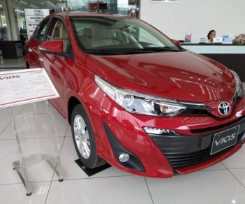 Toyota Vios 1.5G CVT 2018 - Bán xe Toyota Vios năm sản xuất 2018, màu đỏ, giá tốt