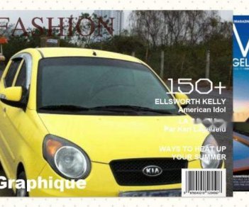 Kia Morning 1.1 AT  2010 - Bán ô tô Kia Morning 1.1 AT 2010, màu vàng, nhập khẩu nguyên chiếc