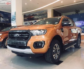 Ford Ranger Wildtrak 2.0L 4x4 AT 2018 - Bán xe Ford Ranger Wildtrak 2.0L 4x4 AT 2018, màu nâu, nhập khẩu nguyên chiếc 