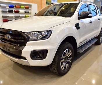 Ford Ranger  Wildtrak 2.0L Bi-Turbo 4x4 1.0AT 2018 - Bán Ford Ranger 2 cầu Biturbo đời 2018, màu trắng, nhập khẩu