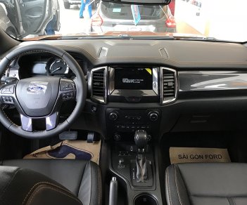 Ford Ranger  Wildtrak 2.0L Bi-Turbo 4x4 1.0AT 2018 - Bán Ford Ranger 2 cầu Biturbo đời 2018, màu trắng, nhập khẩu