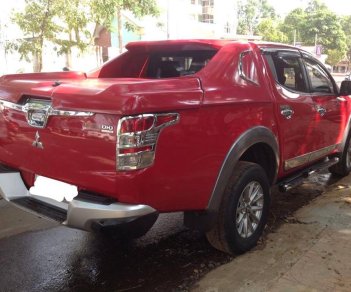 Mitsubishi Triton MT 2017 - Bán Mitsubishi Triton 2017 máy dầu, màu đỏ, số sàn, xe đẹp hơn cả mới