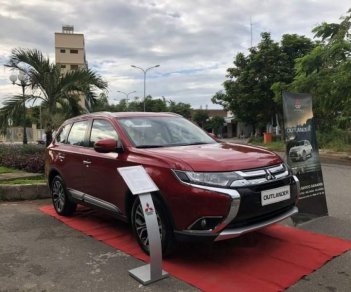 Mitsubishi Outlander  2.4 CVT 2018 - Bán Mitsubishi Outlander sản xuất 2018, màu đỏ