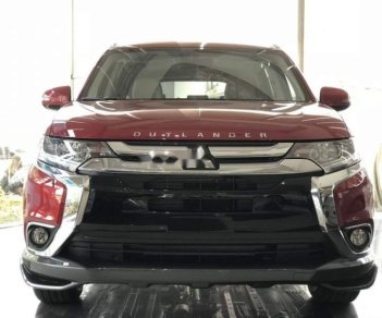 Mitsubishi Outlander  2.4 CVT Premium 2018 - Cần bán Mitsubishi Outlander năm 2018, màu đỏ, giá tốt