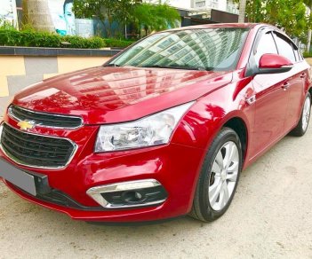 Chevrolet Cruze LTZ 1.8 2017 - Bán gấp Chevrolet Cruze LTZ 2017 màu đỏ, xe đẹp không thể tả