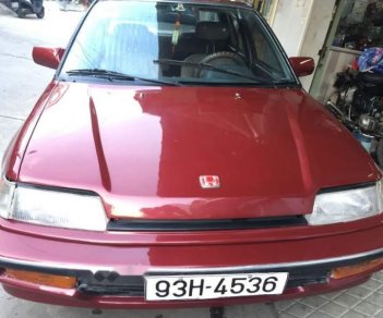 Honda Civic 1990 - Cần bán gấp Honda Civic đời 1990, màu đỏ, nhập khẩu nguyên chiếc