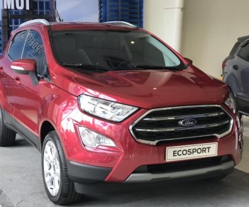 Ford EcoSport Titanium 1.5L AT 2018 - Bán xe Ford EcoSport 2018, khuyến mãi: BHVC, phim, camera, bệ bước, che mưa, lót sàn simili, bọc trần,... LH: 093.5437595