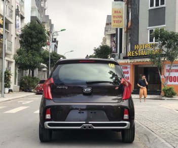 Kia Morning S AT 2018 - Bán ô tô Kia Morning S AT 2018, màu nâu