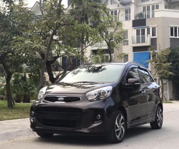 Kia Morning S AT 2018 - Bán ô tô Kia Morning S AT 2018, màu nâu