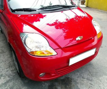 Chevrolet Spark Van 0.8MT 2015 - Bán xe Spark Van 2015 số sàn bán tải 2 chỗ, xe màu đỏ BSTP nhà xài kĩ