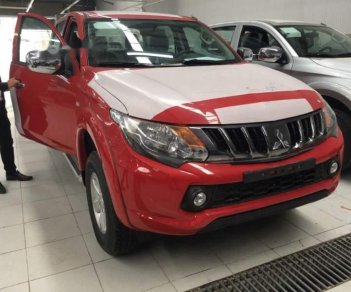 Mitsubishi Triton 4x2 MT 2018 - Bán xe Mitsubishi Triton 4x2 MT năm sản xuất 2018, màu đỏ, xe nhập