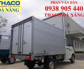 Xe tải 500kg - dưới 1 tấn 990 2018 - Bán xe tải Thaco 990kg, thùng kín đời 2018 có máy lạnh, hỗ trợ trả góp 70% tại Đà Nẵng